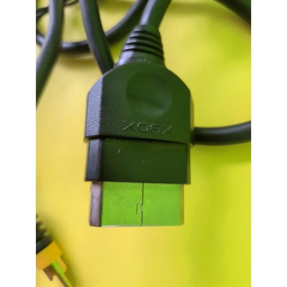 OEM ORIGINAL XBox 1st Gen Hookup Connection Kit Regular AV Cable